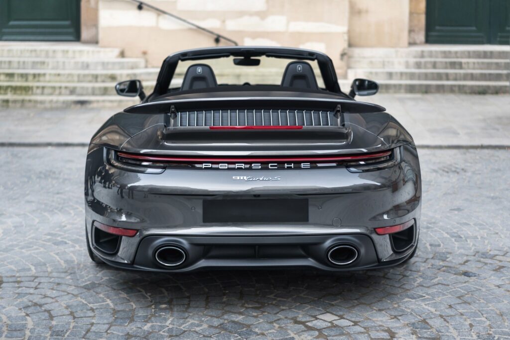 Porsche 992 Turbo S Convertible Rear 2