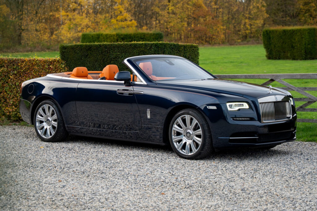 Rolls Royce Dawn Front Blue