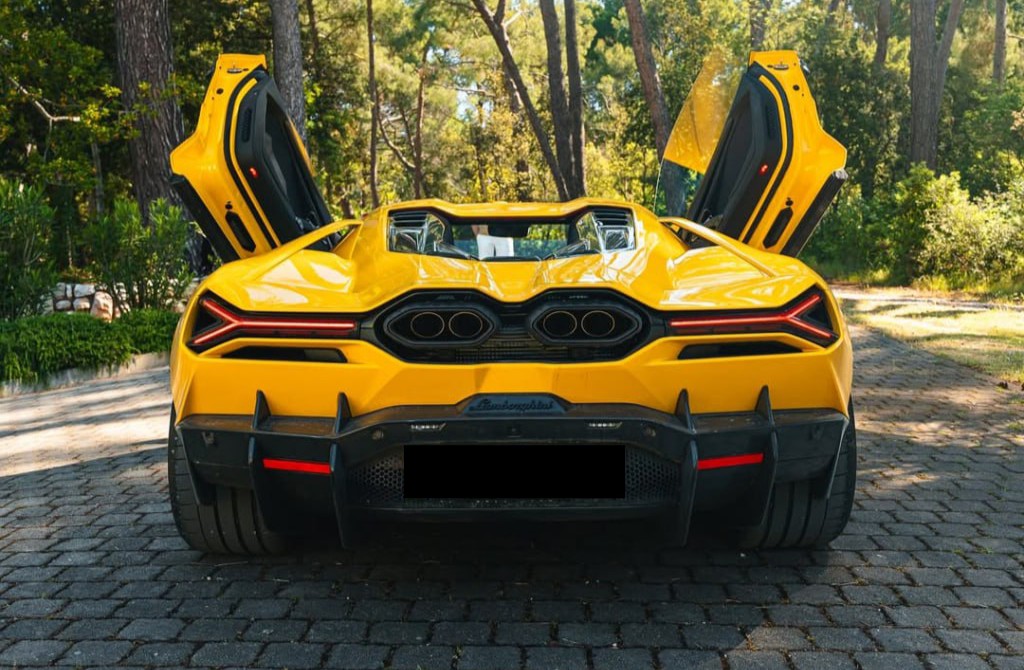 Lamborghini Revuelto Rear Yellow