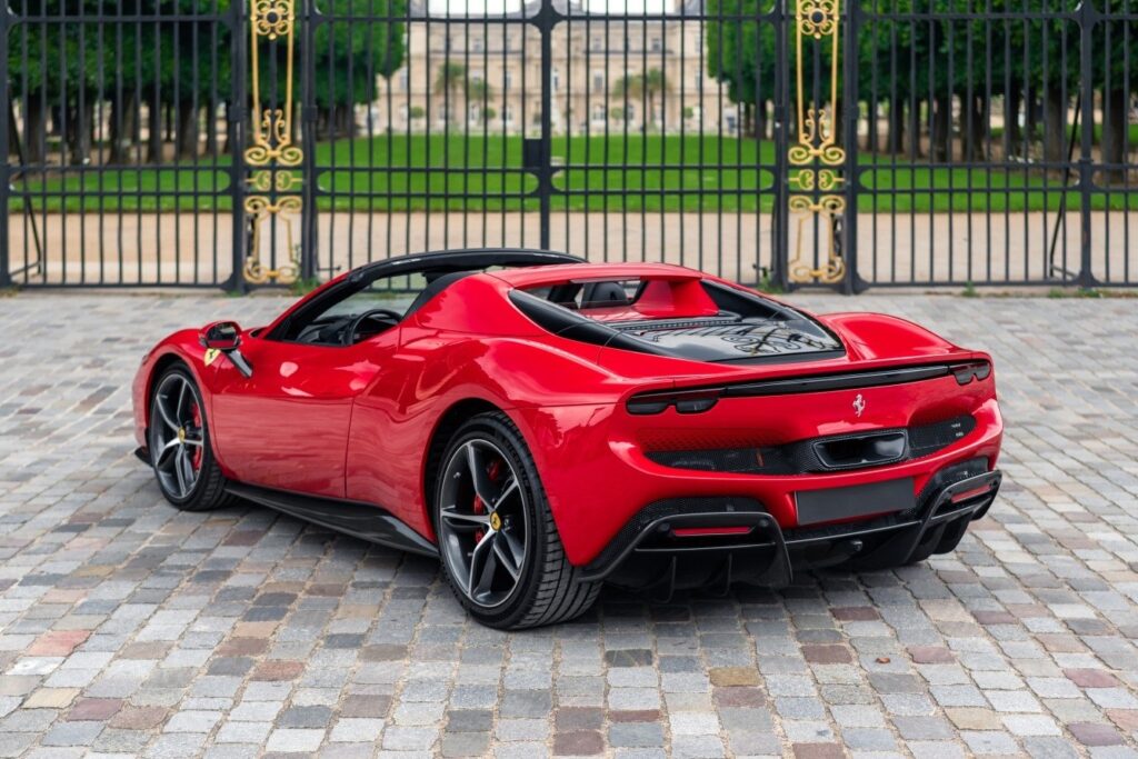 Ferrari 296 GTS Red Rear
