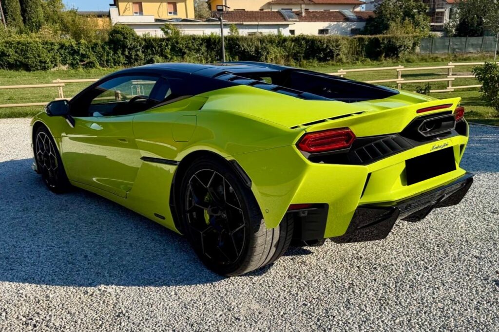 Lamborghini Temerario Acid Green Rear