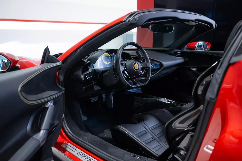 SF90 Spider Red Interior 3